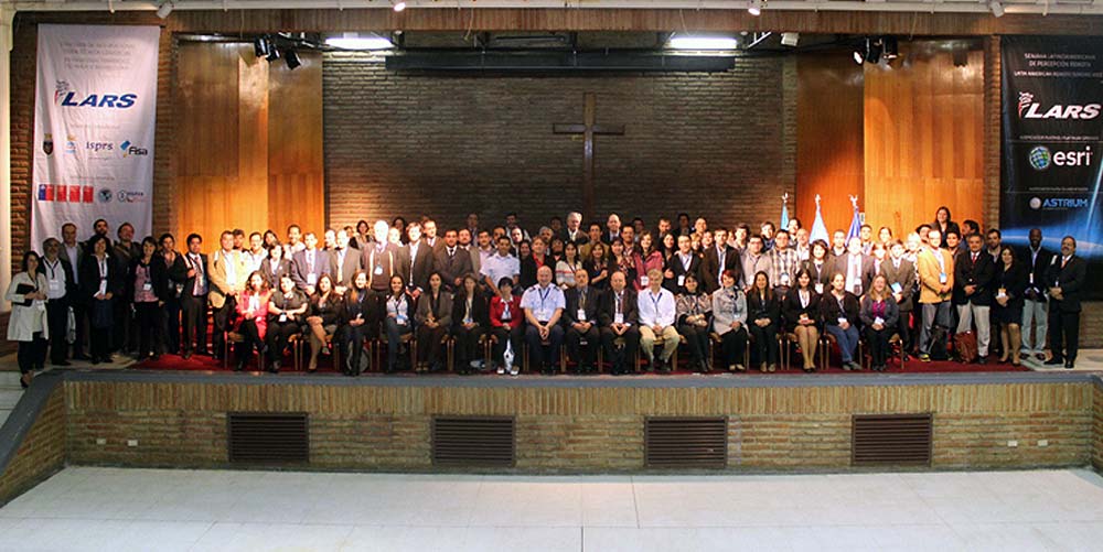 Participantes Semana Latinoamericana de Percepción Remota (LARS) en Santiago de Chile