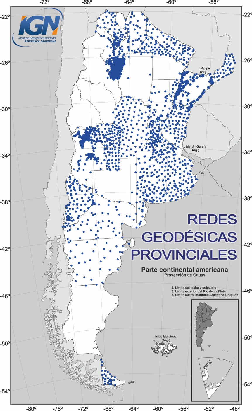 Mapa de las redes<br />
provinciales