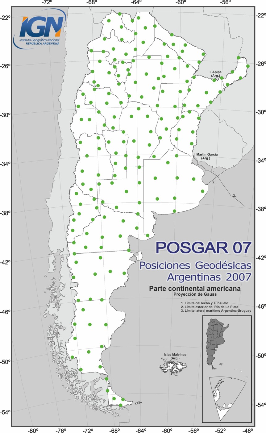 Mapa de la red posgar